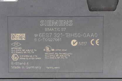 Siemens 6ES7321-1BH50-0AA0 Input Module