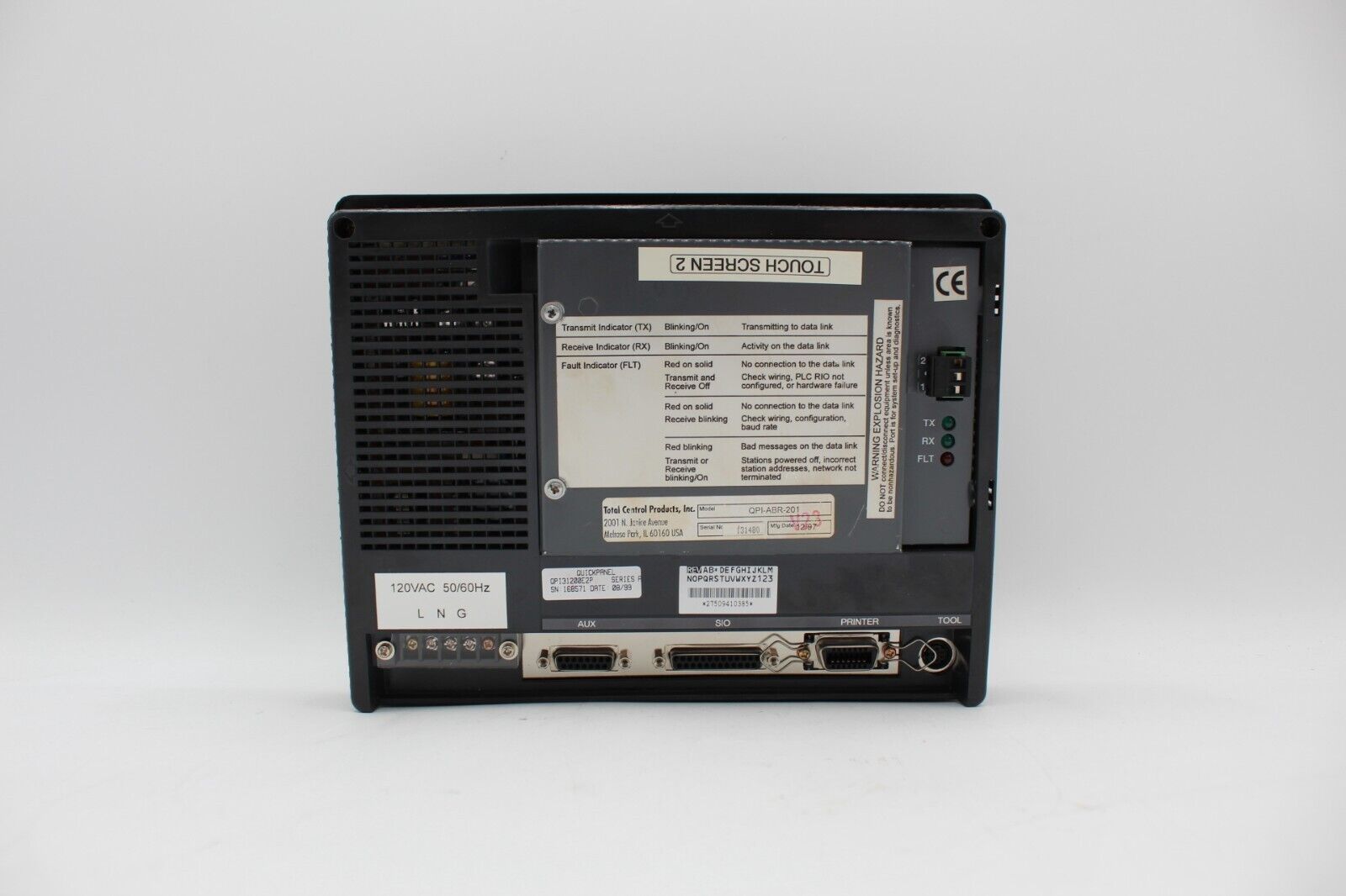 Total Controls Quick Panel QPI31200E2P Operator Interface Panel