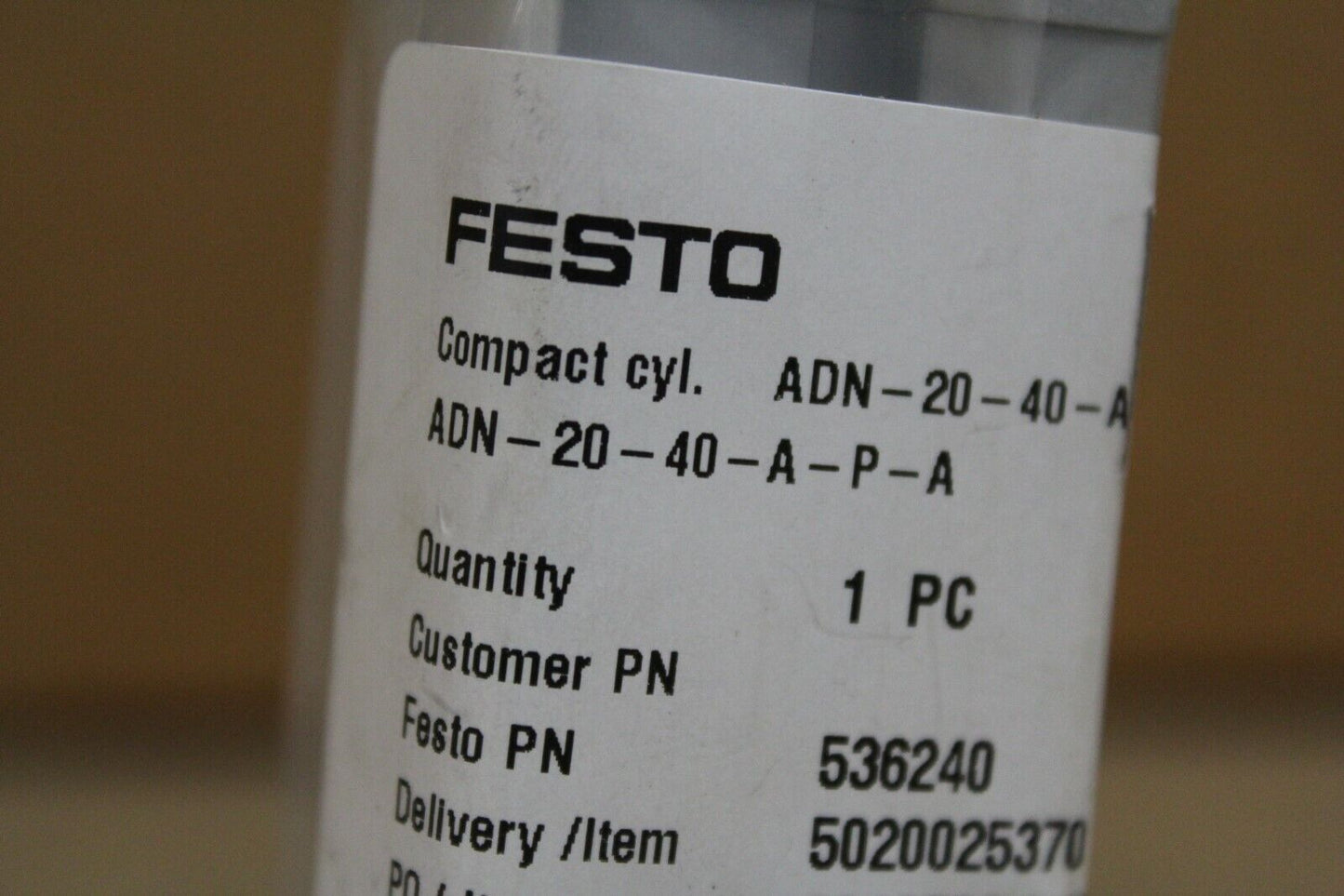 FESTO ADN-20-40-A-P-A COMPACT CYLINDER