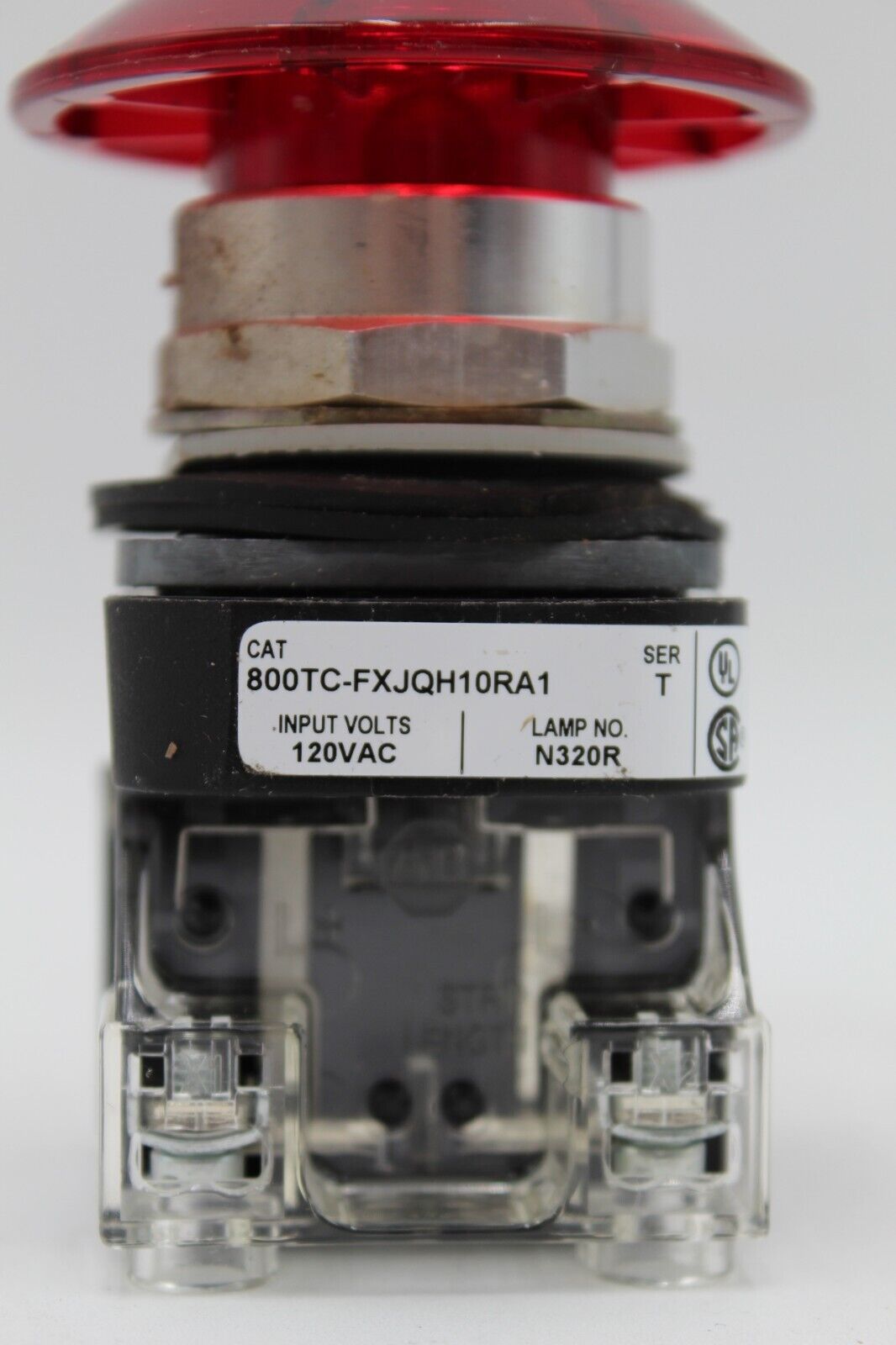 Allen-Bradley 800TC-FXJQH10RA1 Red Push Button