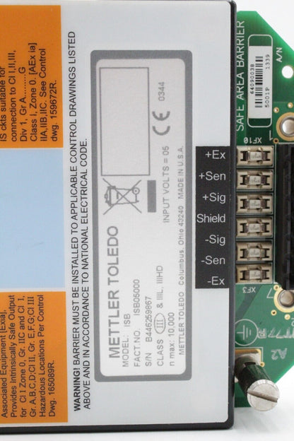 Mettler Toledo ISB05000 Control Board Module