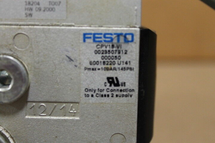 FESTO ELECTRIC CPV18-VI DISTRIBUTION ASSEMBLY