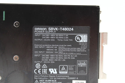 Omron S8VK-T48024 Power Supply
