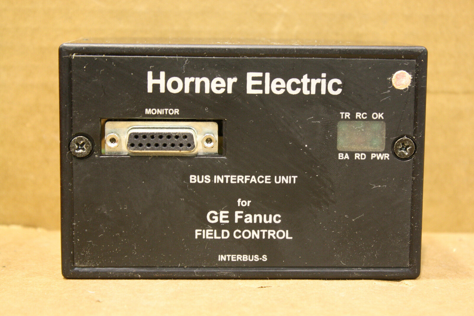 GE FANUC HE670IBU100N BUS INTERFACE UNIT FOR GE FIELD CONTROL INTERBUS-S