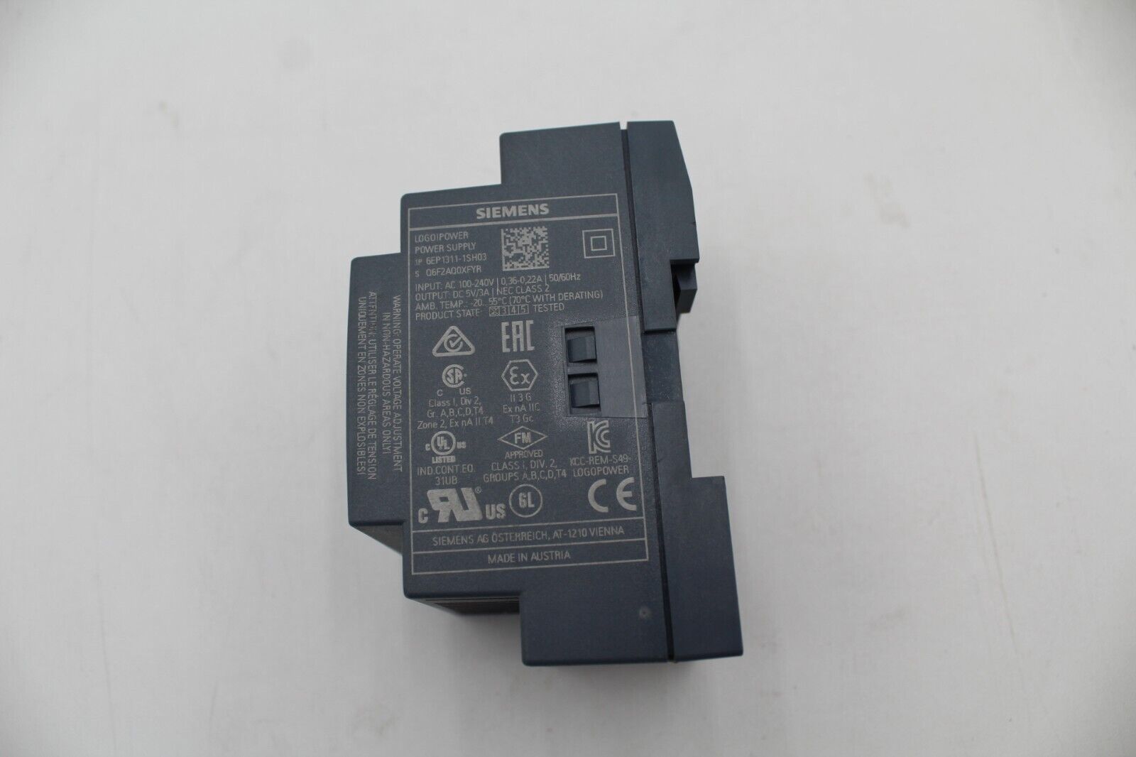 Siemens 6EP1311-1SH03 LOGO!Power, Power Supply