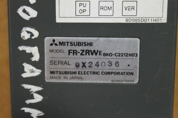 Mitsubishi FR-ZRWE Programmer