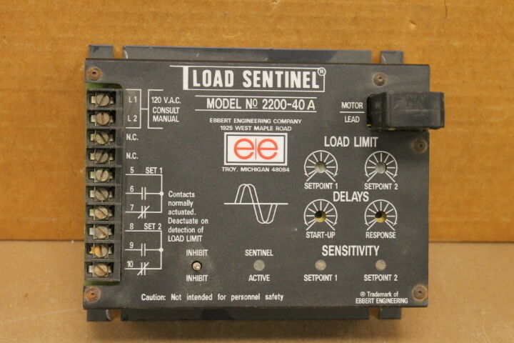 LOAD SENTINEL 2200-40A MONITOR