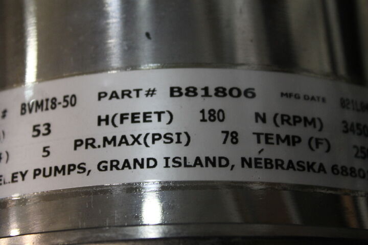 BERKELEY BVMI8-50 PUMP