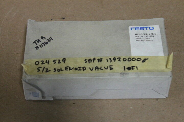 FESTO MFH-5/3G-D-1-C SOLENOID VALVE