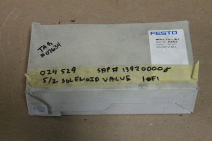 FESTO MFH-5/3G-D-1-C SOLENOID VALVE