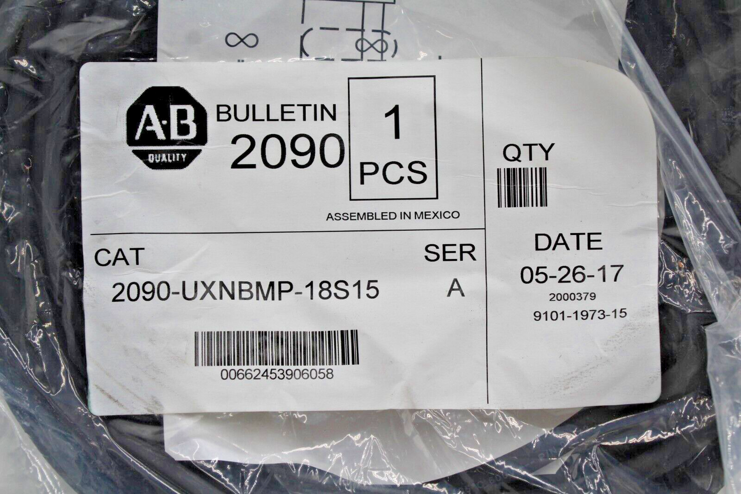 Allen-Bradley 2090-UXNBMP-18S15 Non-Flexible Cable