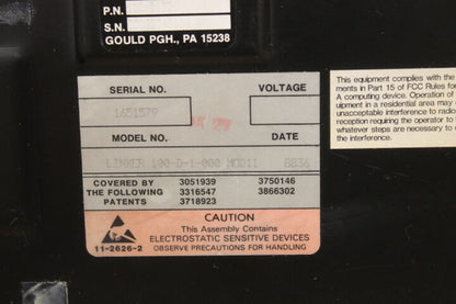 GOULD 480 PROGRAMMER 110-0132 WITH 110-0161-10 CABLE