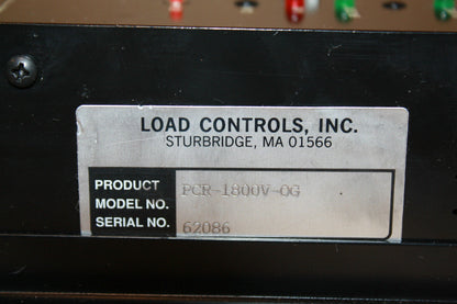 LOAD CONTROLS INC. PCR-1800V-OG CONTROLLER