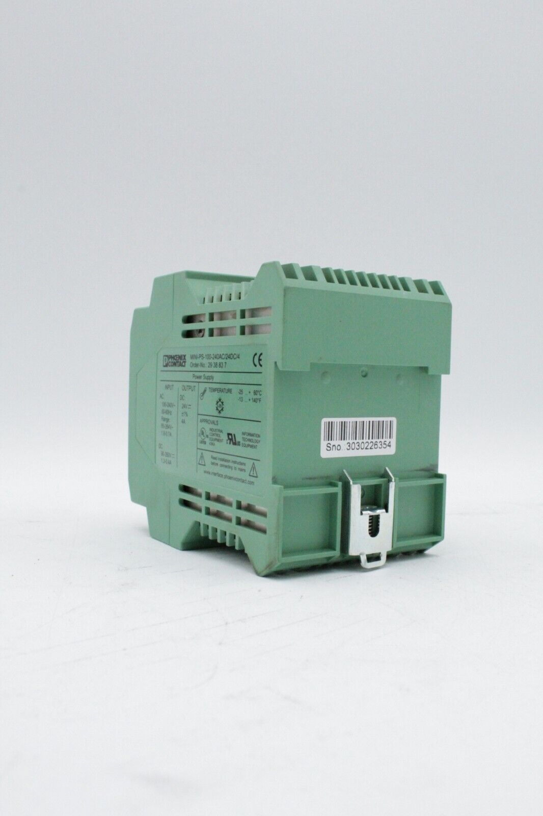 Phoenix Contact MINI-PS-100-240AC/24DC/4 Enclosed Power Supply