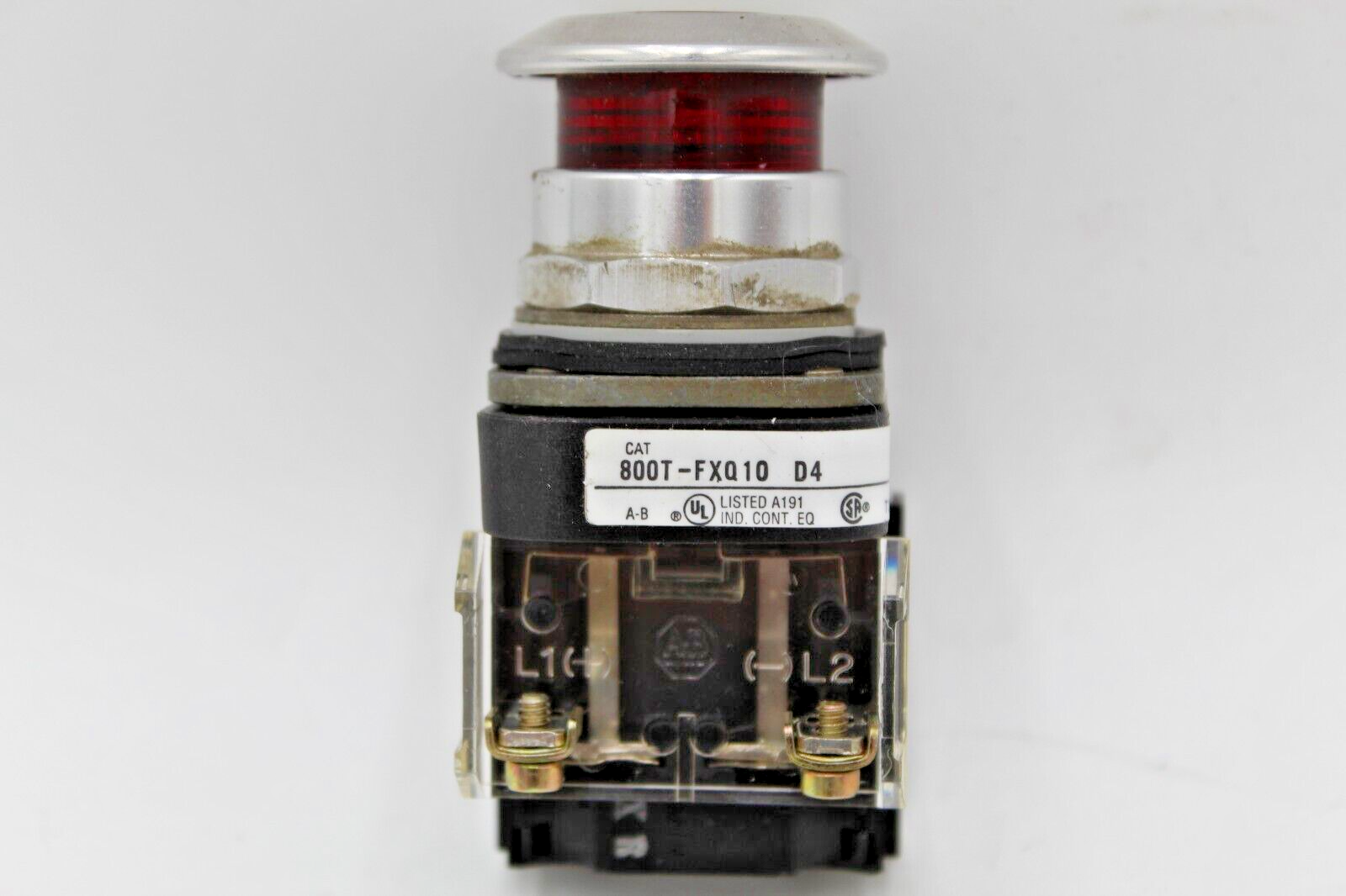 Allen-Bradley 800T-FXQ10 D4 Red Push/Pull E-Stop
