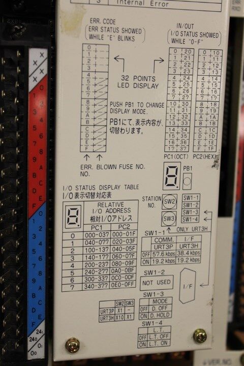 TOYOPUC TXU-5196 URT3 I/O UNIT