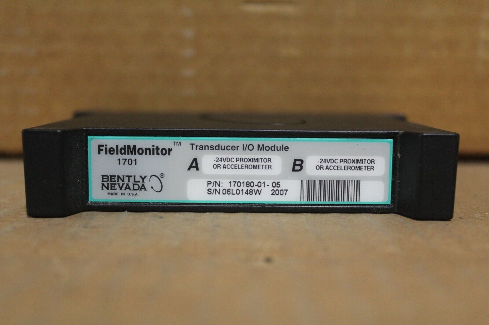 Bently Nevada 170180-01-05 Input Monitor