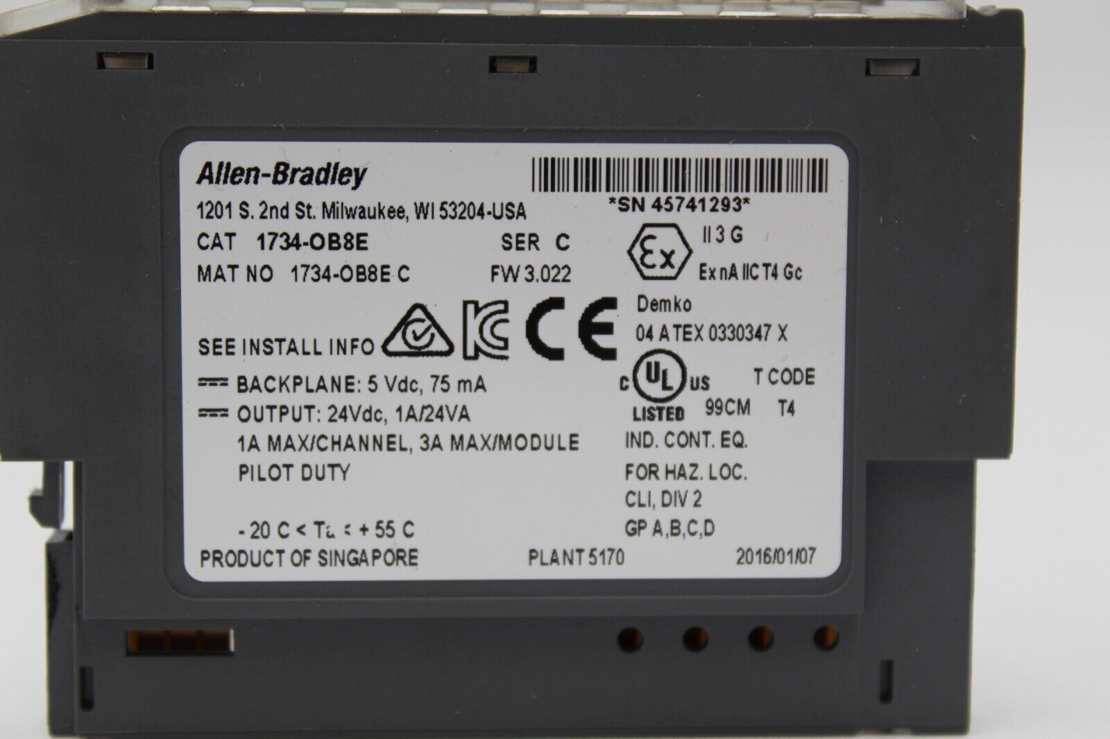 Allen-Bradley 1734-OB8E Digital Output Module