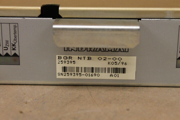 INDRAMAT MT-CNC-004-15VRS-NN W/ CPU, APBR, PLCB & BGRNTB POWER SUPPLY