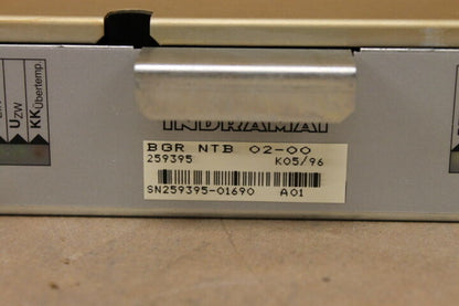 INDRAMAT MT-CNC-004-15VRS-NN W/ CPU, APBR, PLCB & BGRNTB POWER SUPPLY