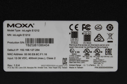 Moxa ioLogikE1212 Ethernet Module