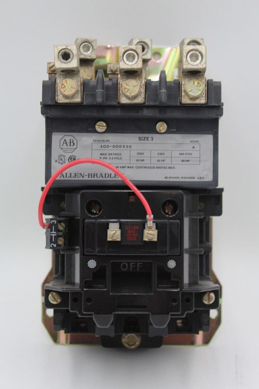 Allen-Bradley 500-DOD930 Size 3 Contact Starter