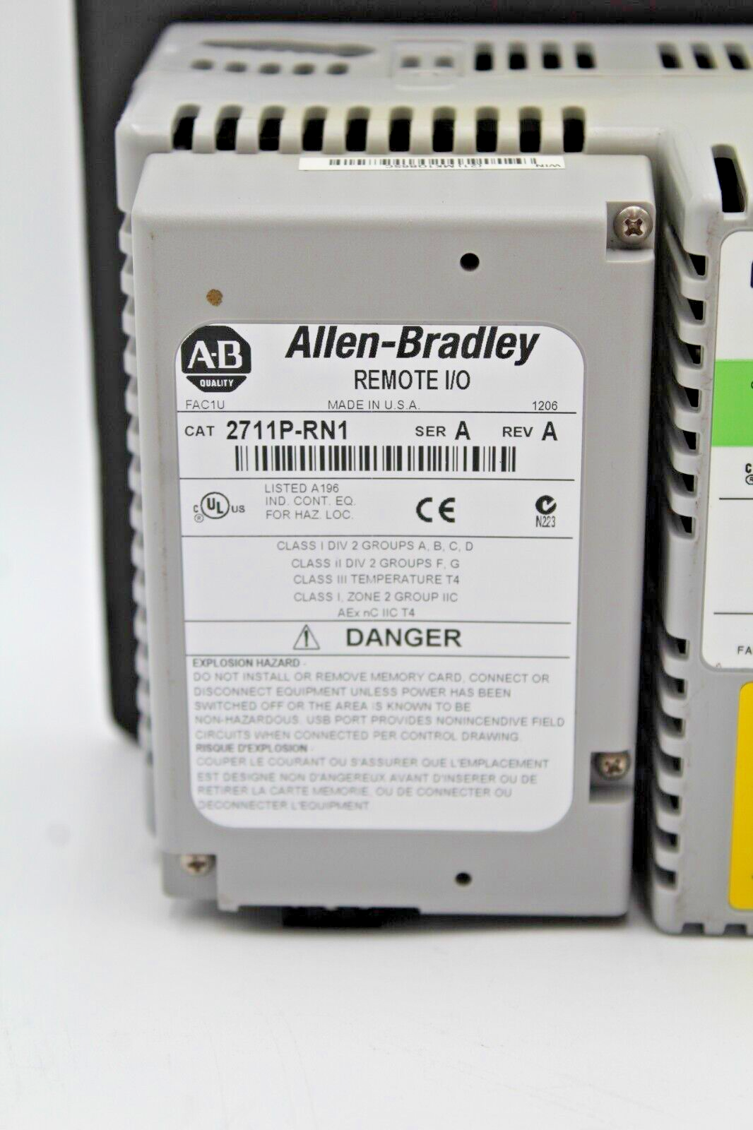 Allen-Bradley 2711P-T6C1D PanelView Plus 600 Touch Panel