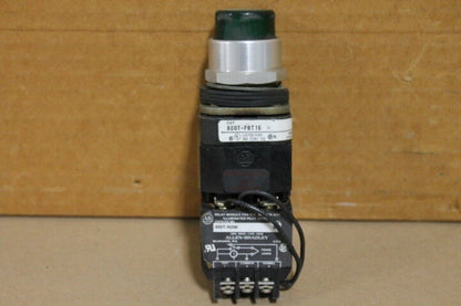 Allen-Bradley 800T-PBT16 Illuminated Push Button Green with 800T-N296
