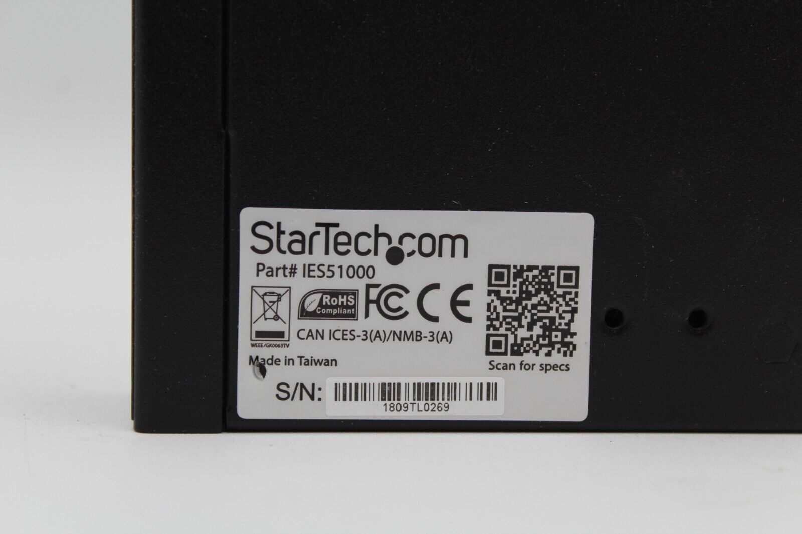 StarTech IES51000 5 Port Unmanaged Industrial Ethernet Switch