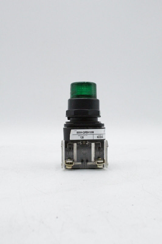 Allen-Bradley 800H-QRBH10W Green Push Button