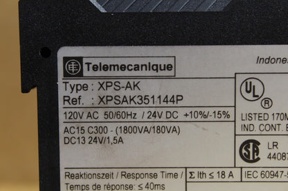 Schneider Electric Telemecanique XPSAK351144P Preventa Safety Relay