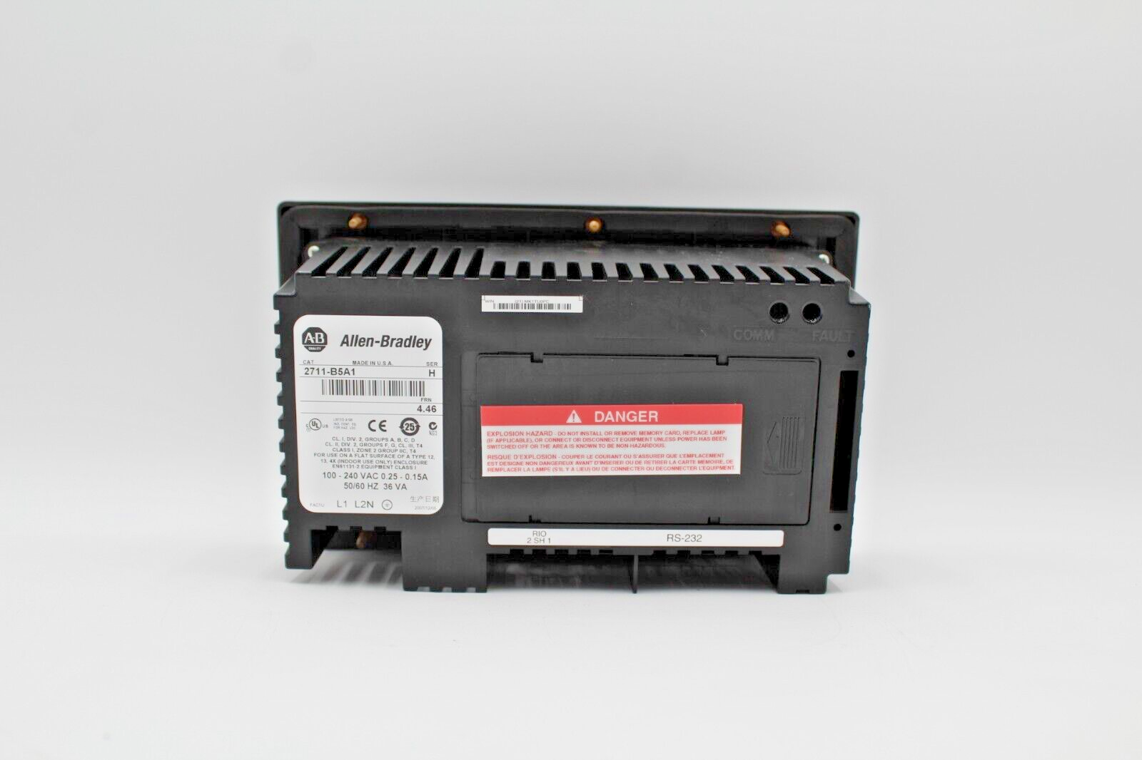 Allen-Bradley 2711-B5A1 /H PanelView 550 HMI Panel