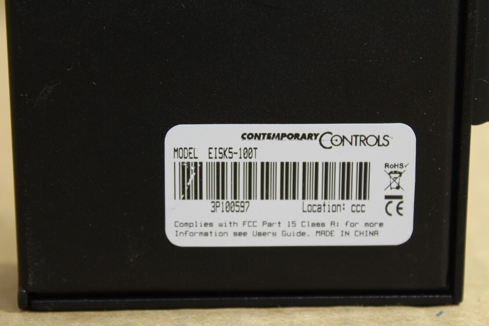 Contemporary Controls EISK5-100T Ethernet Switch