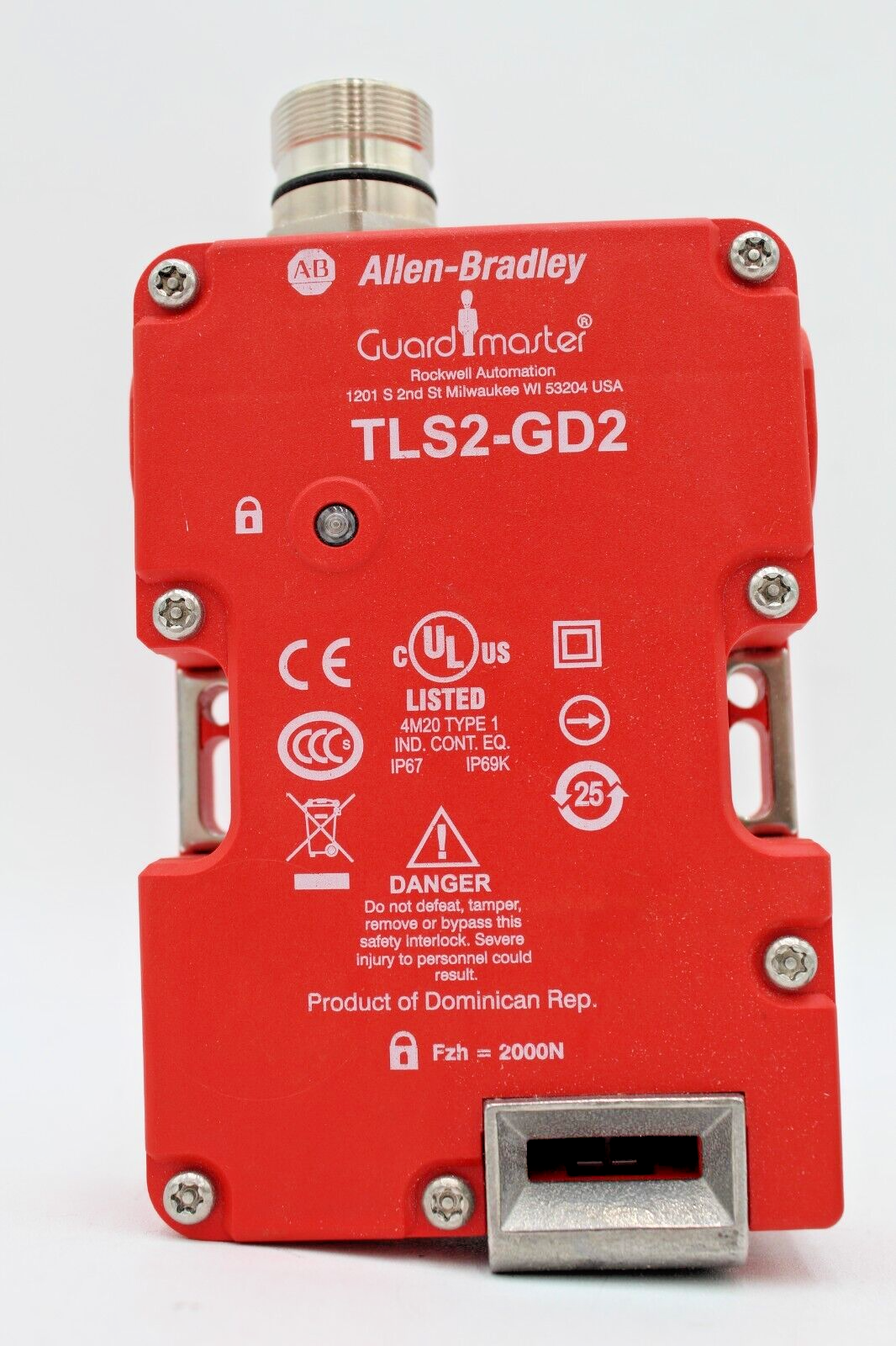 Allen-Bradley 440G-T27241 / TLS2-GD2 Guardmaster Safety Switch (Includes Key!)