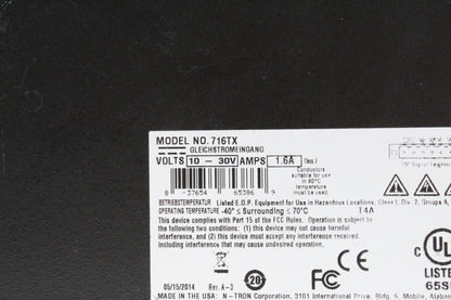 Red Lion Controls N-TRON 716TX 16-Port Fully Managed Industrial Ethernet Switch