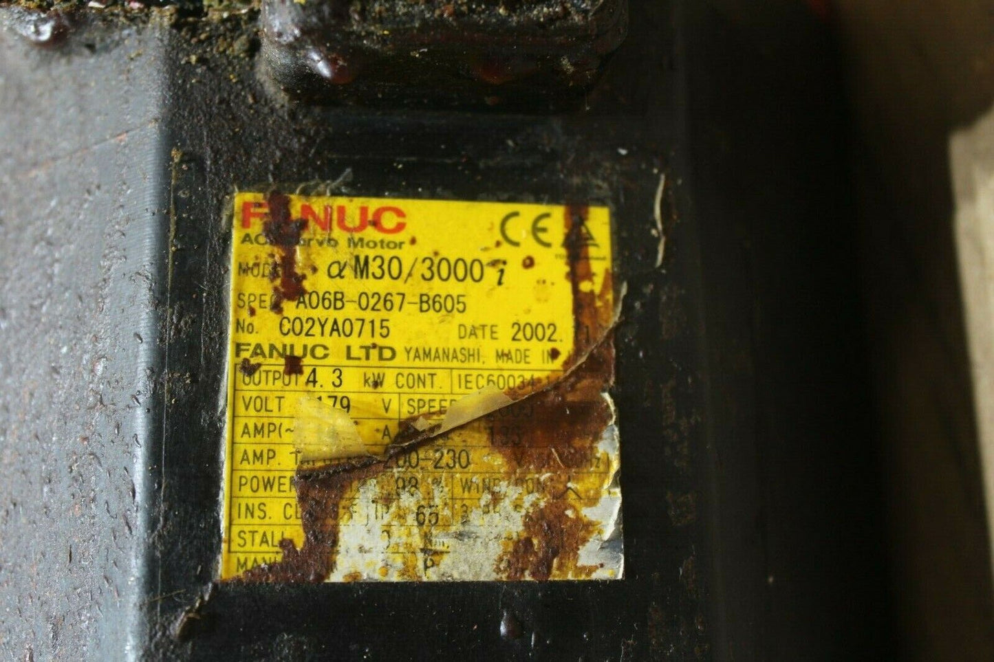 Fanuc A06B-0267-B605 Servo Motor