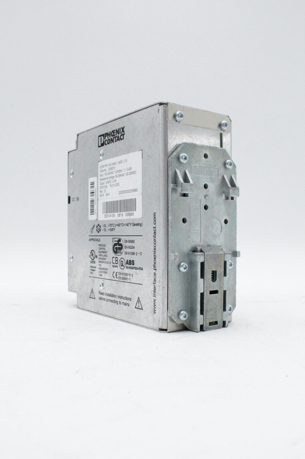 Phoenix Contact QUINT-PS-100-240AC/24DC/2.5 Power Supply
