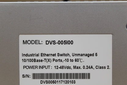 Delta DVS-005I00 Ethernet Port