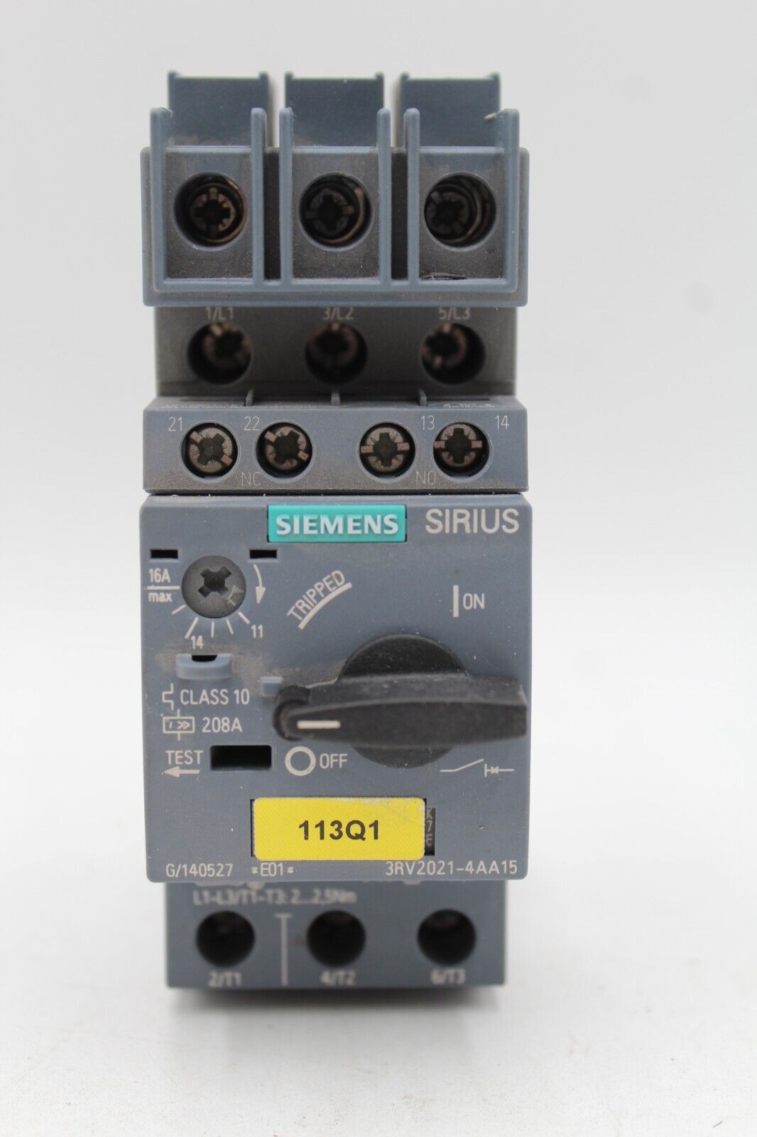 Siemens 3RV2021-4AA15 Circuit Breaker