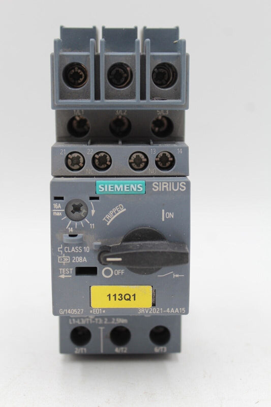 Siemens 3RV2021-4AA15 Circuit Breaker