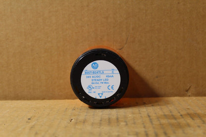 Allen-Bradley 855T-B24TL5 Amber Stack Light w/ Lamp