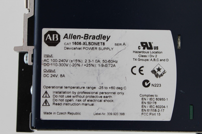 Allen-Bradley 1606-XLSDNET8 Power Supply