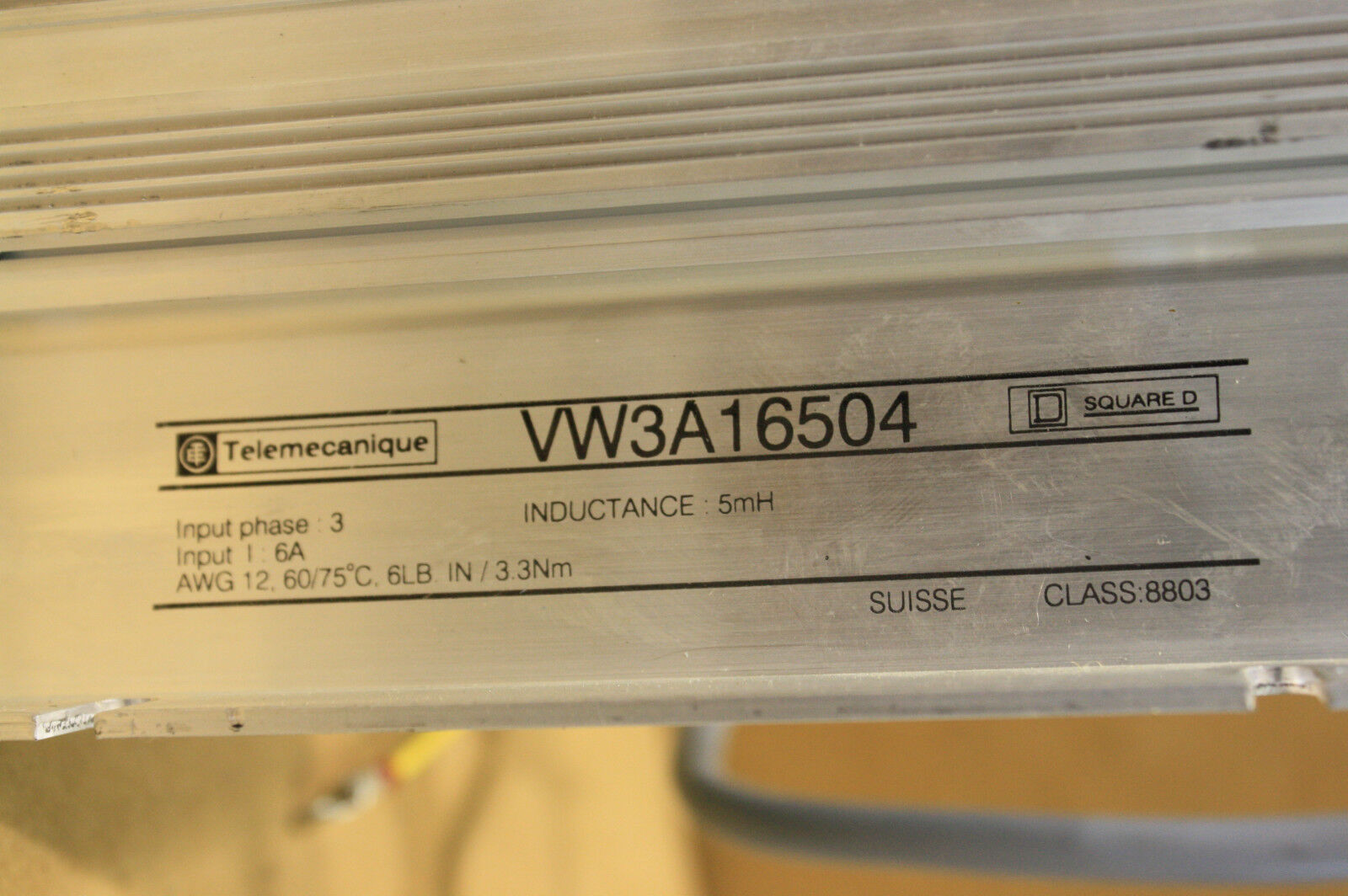 TELEMECANIQUE VW3A16504 INDUCTOR SWITCH MOUNT