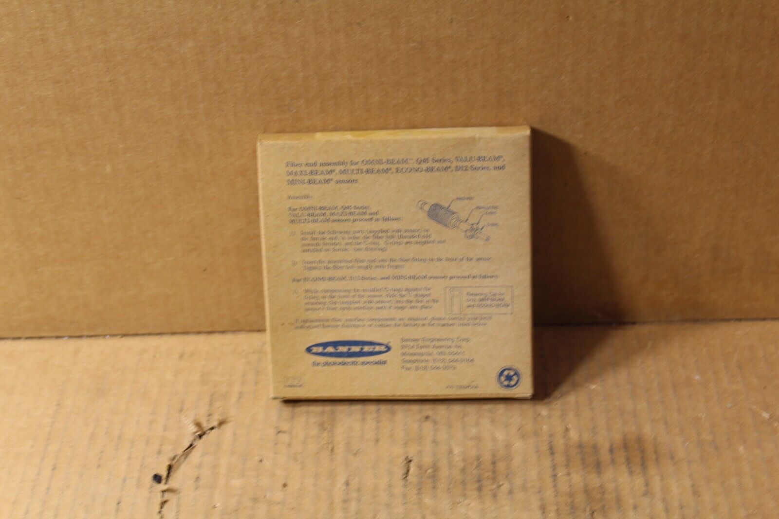 Banner IA23S Fiberoptic Sensor