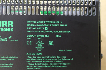 Murr Elektronik MCS10-3x400-500/24 3-Phase Switch Mode Power Supply