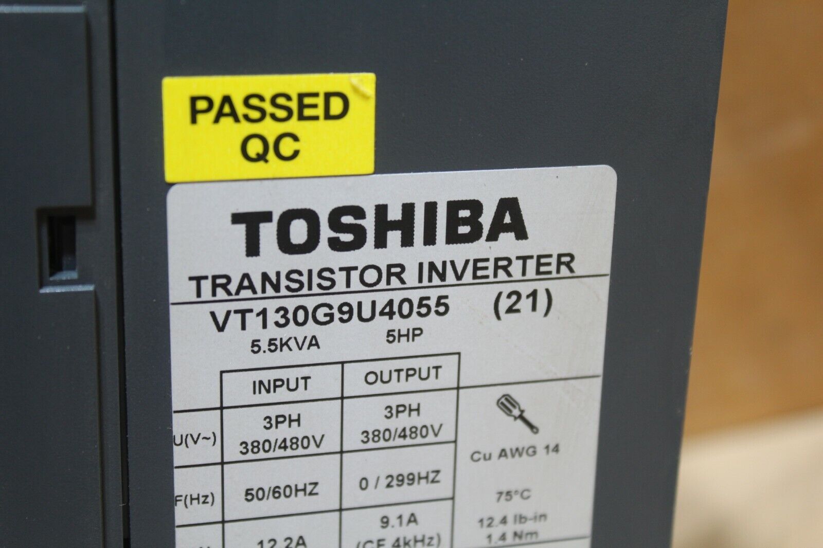 Toshiba VT130G9U4055 Transistor Inverter