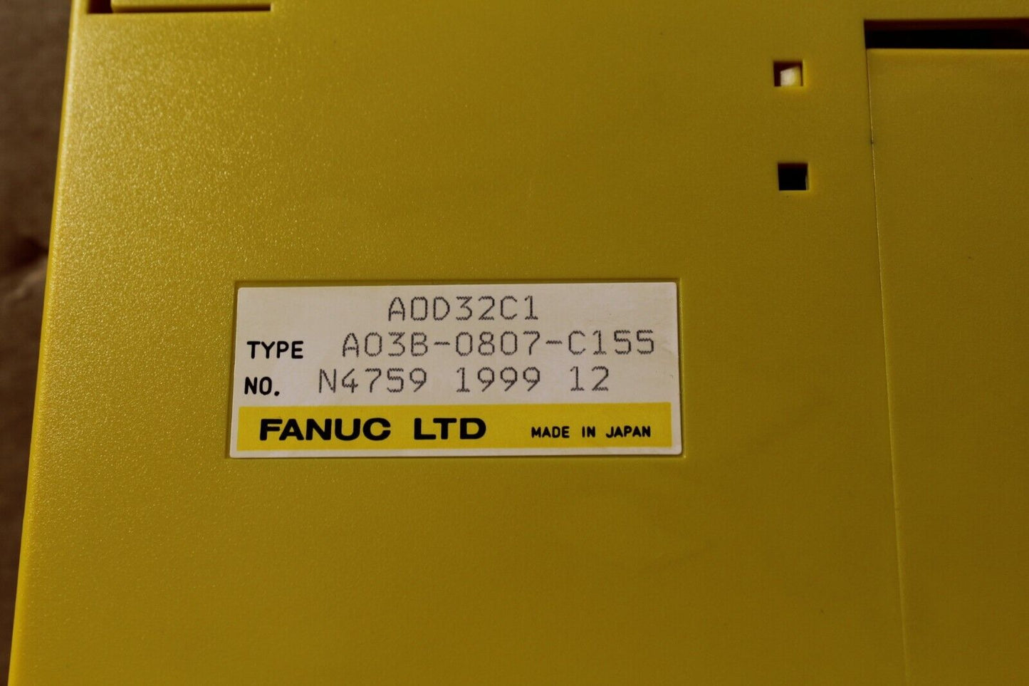 Fanuc A03B-0807-C155 Module (No Top Cover)