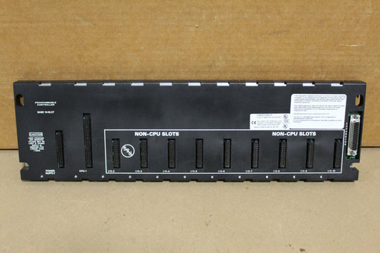 GE Fanuc IC693CHS391K 10 Slot Base EMI