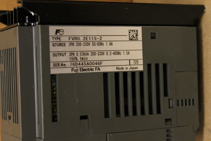 FUJI FVR0.2E11S-2 INVERTER DRIVE