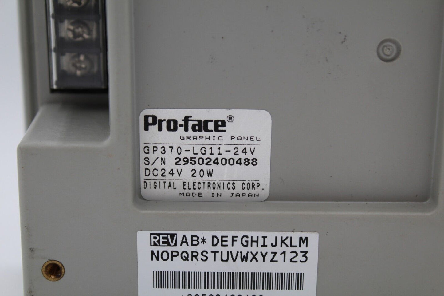 Pro-Face GP370-LG11-24V Graphic Panel